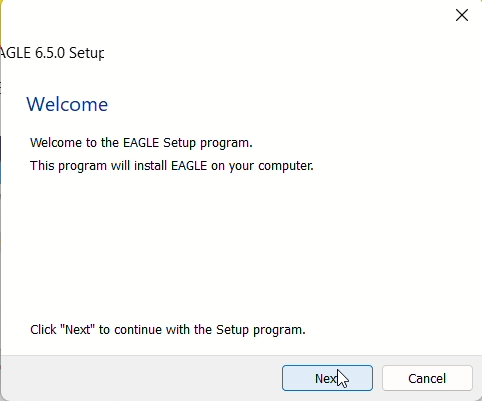 Welcome to EAGLE Setup